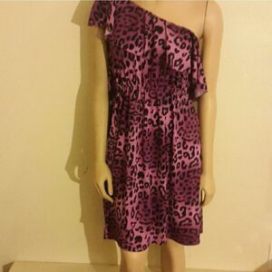 SHESCOOL leopard print dress 
